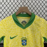 2024 Brazil Home Kids Kit/2024巴西主场童装