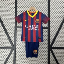 Retro 13-14 Barcelona Home Kids Kit/13-14巴萨主场童装