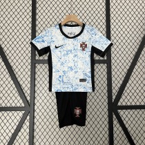 2024 Portugal Away Kids Kit/2024葡萄牙客场童装
