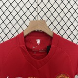 Retro 07-08 Manchester United Home Champions League Kids Kit/07-08 曼联主场，欧冠版童装