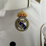 Retro 11-12 Real Madrid Home Kids Kit/11-12皇马主场童装