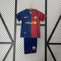 Retro 08-09 Barcelona Home Kids Kit/08-09巴萨主场童装