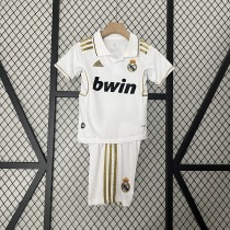Retro 11-12 Real Madrid Home Kids Kit/11-12皇马主场童装