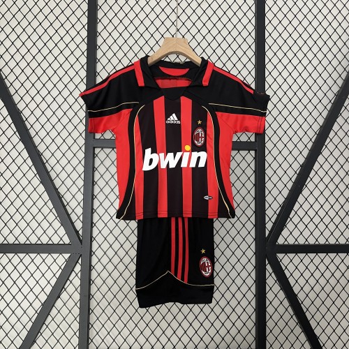 Retro 06-07 AC Milan Home Kids Kit/06-07AC米兰主场童装