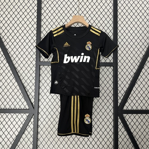 Retro 11-12 Real Madrid Away Kids Kit/11-12皇马客场童装