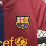 Retro 08-09 Barcelona Home Kids Kit/08-09巴萨主场童装