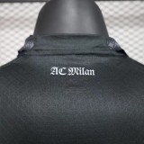 24-25 AC Milan Special Player Jersey/24-25AC联名款特别黑色球员版