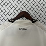 24-25 AC Milan Special Fans Jersey/24-25AC联名款特别版白色球迷版