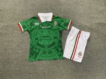 Retro 1998 Mexico Home Kids Kit/1998 墨西哥主场童装