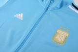 2024 Argentina Light Blue Jacket Tracksuit/2024阿根廷夹克套装