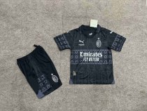 24-25  AC Milan Speical Jersey Black Kid Kit/ 24-25 AC米兰特别款黑色童装