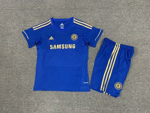 Retro 12-13 Chelsea  Home Kids Kit/ 12-13 切尔西主场童装