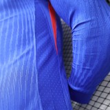 2024 France Home Player Long Sleeve Jersey/2024 法国主场球员版长袖