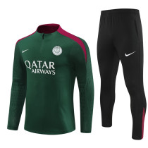 24-25 PSG Green Player Version Training Suit/24-25PSG巴黎半拉训练服，球员版