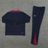 2024 England Blue Player Version Training Suit/2024英格兰半拉训练服，球员版