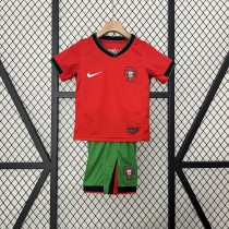 2024 Portugal Home Kids Kit/ 2024葡萄牙主场童装
