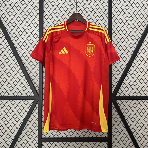 2024 Spain Home Fans Jersey/ 2024 西班牙主场球迷版