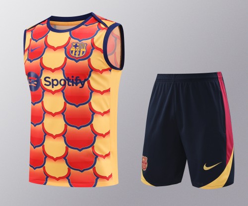 24-25 Barcelona Vest Training  Suit/24-25巴萨背心训练服