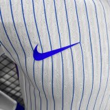 2024 France Away Player Long Sleeve Jersey/2024 法国客场球员版长袖