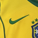 Retro 2004 Brazil Home Kids Kit/ 2004 巴西主场童装