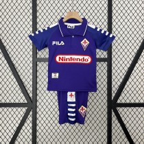 Retro1998 Fiorentina Home Kids Kit/ 1998佛罗伦萨主场童装