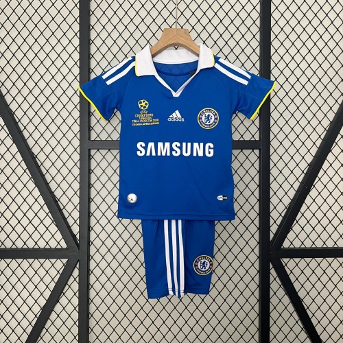 Retro 08-09 Chelsea Home Champions League Kids Kit/ 08-09切尔西主场童装，欧冠版