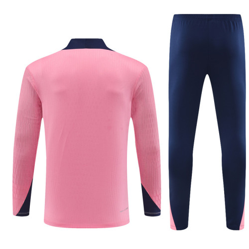 24-25 Atletico Madrid Pink Player Version Training Suit/24-25马竞粉色半拉训练服，球员版