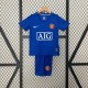 Retro 08-09 Manchester United Third Kids Kit/08-09曼联第二客场童装
