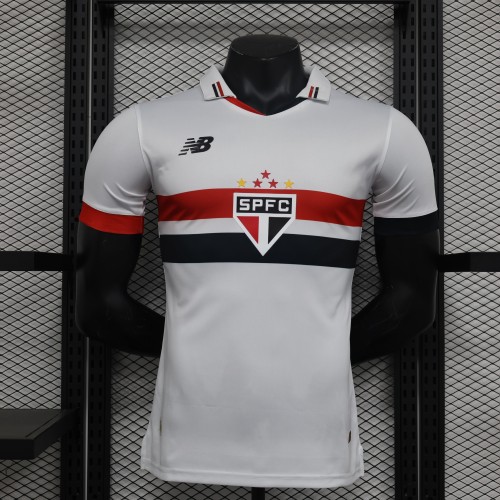 24-25  Sao Paulo Home Player Jersey/ 24-25  圣保罗主场球员版