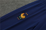 2024 France Blue Player Version Training Suit/2024法国蓝色半拉训练服，球员版
