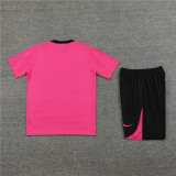24-25 Chelsea Pink Short Sleeve Training Suit/24-25切尔西短袖训练服