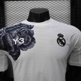 24-25 Real Madrid White Y-3 Player Jersey/ 24-25 皇马白色Y3 球员版