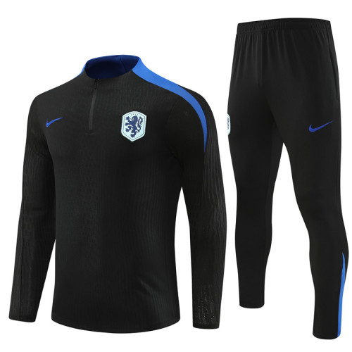 2024 HL Blue Player Version Training Suit/2024荷兰半拉训练服，球员版