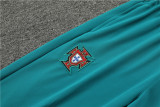 2024 Portugal Green Player Version Training Suit/2024葡萄牙半拉训练服，球员版