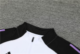 2024 Germany White Training Suit/2024德国白色半拉训练服