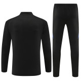 2024 Germany Black Training Suit/2024德国黑色半拉训练服