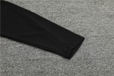 2024 Germany Black Training Suit/2024德国黑色半拉训练服