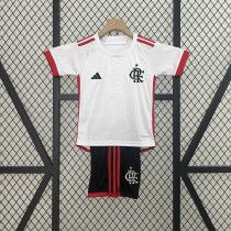 24-25 Flamengo Away Kids Kit/24-25弗拉门戈客场童装