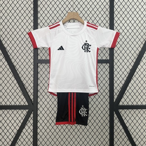 24-25 Flamengo Away Kids Kit/24-25弗拉门戈客场童装