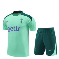 24-25 Tottenham Hotspur Short Sleeve Training Suit/24-25热刺绿色短袖训练服