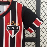 24-25 Sao Paulo Away Kids Kit/24-25圣保罗客场童装