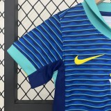 2024 Brazil Away Kids Kit/2024巴西客场童装