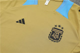 2024 Argentina Short Sleeve Training Suit/2024阿根廷短袖训练服