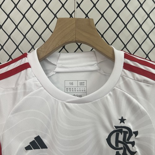 24-25 Flamengo Away Kids Kit/24-25弗拉门戈客场童装