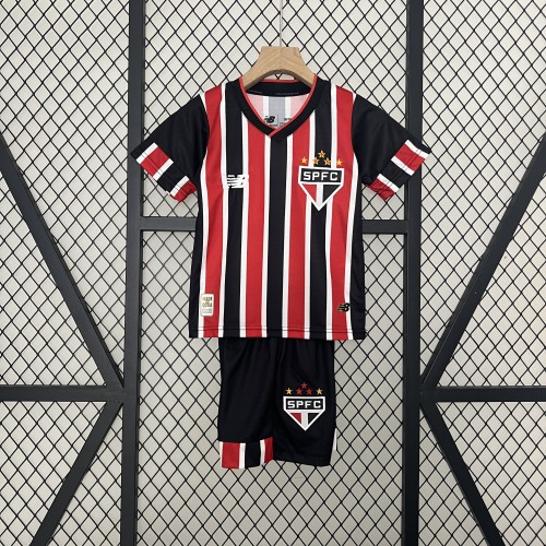 24-25 Sao Paulo Away Kids Kit/24-25圣保罗客场童装