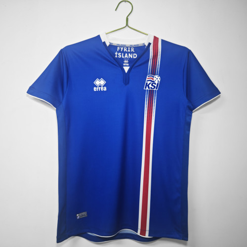 16-17 Iceland Home Retro Jersey/16-17冰岛主场