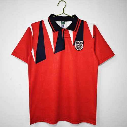 1990 England Away Retro Jersey/1990 英格兰客场