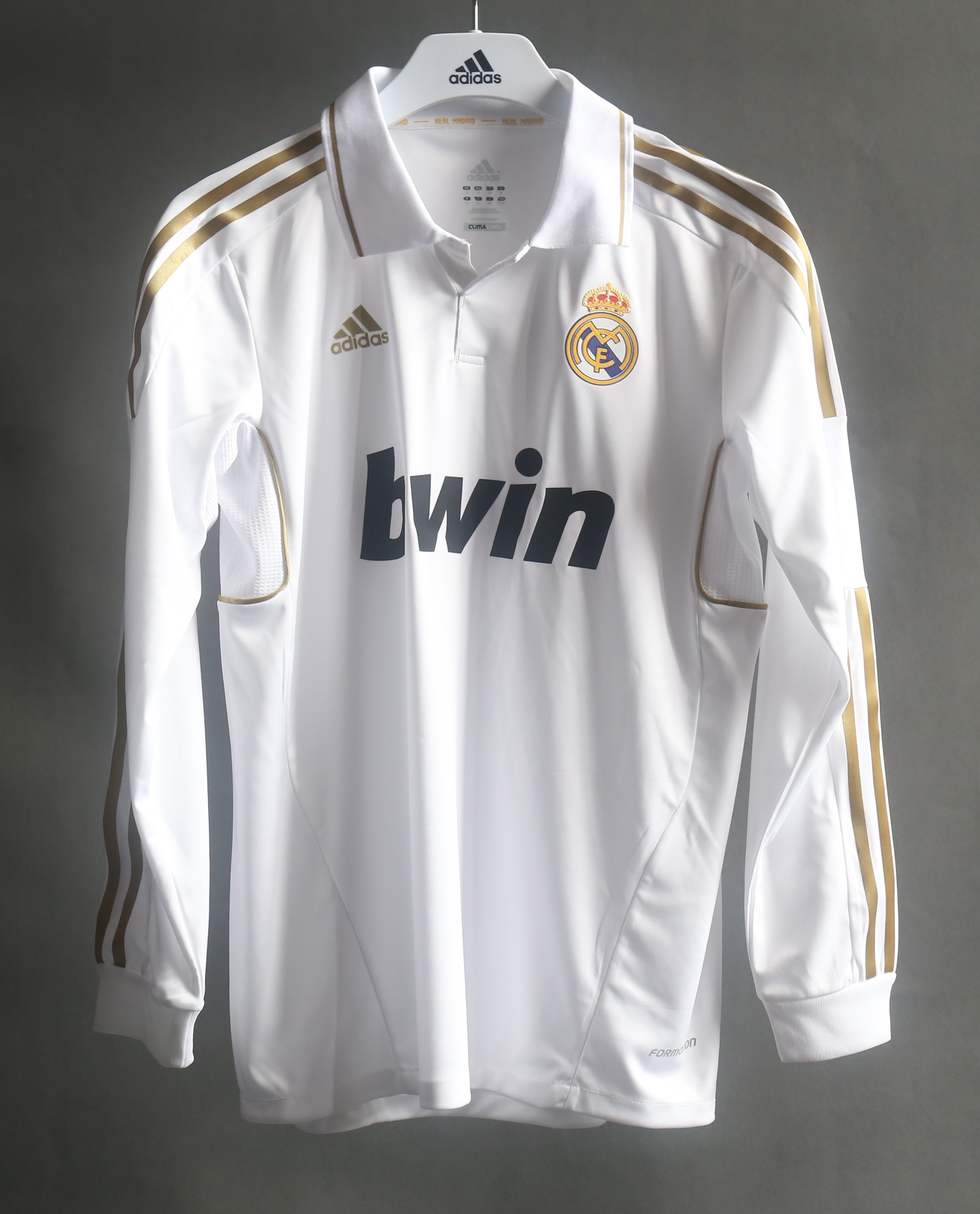 11-12 Real Madrid Home Long Sleeve Player Retro Jersey/11-12