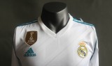 17-18  Real Madrid  Home Player Long Sleeve Retro Jersey/ 17-18 皇马主场复古球员长袖