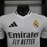24-25 Real Madrid Home Player Jersey/24-25皇马主场球员版